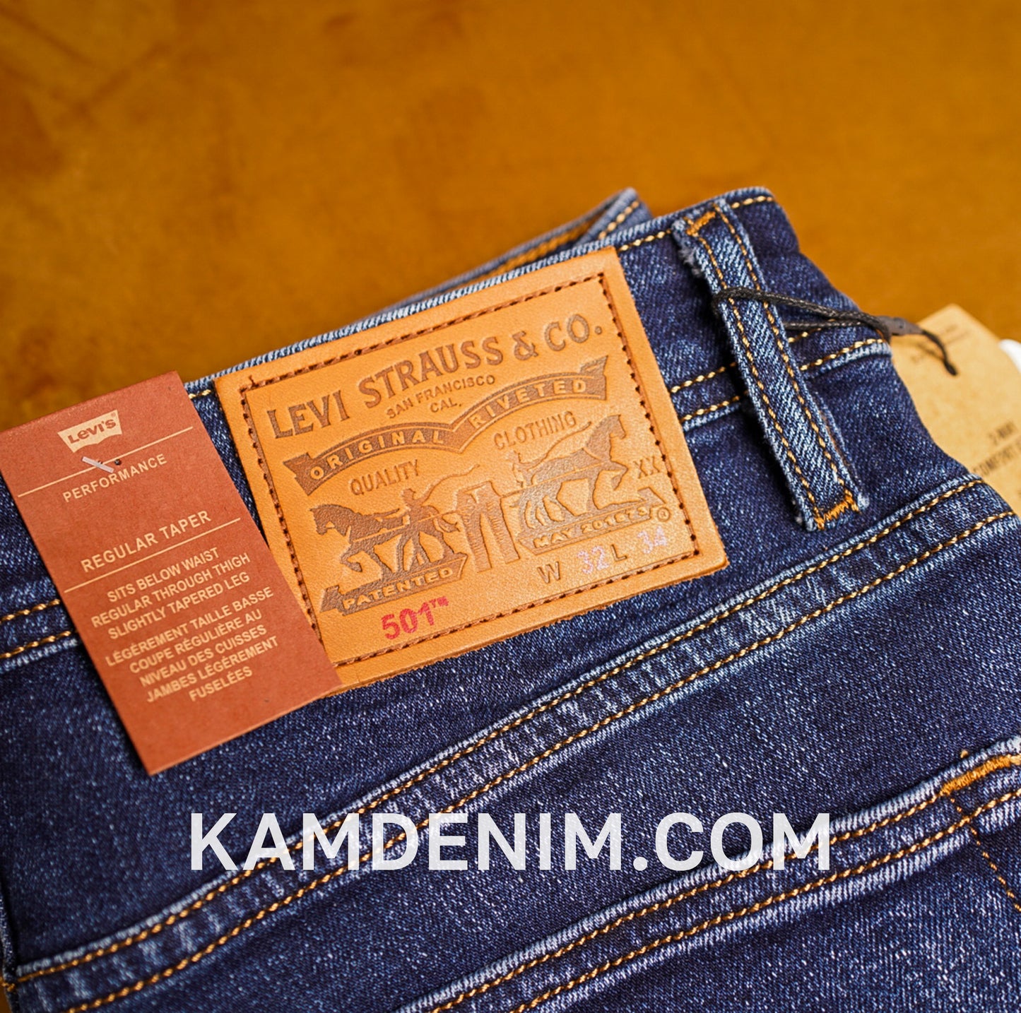 Jeans LVS Bleu Jeans 4129 Coupe Normale