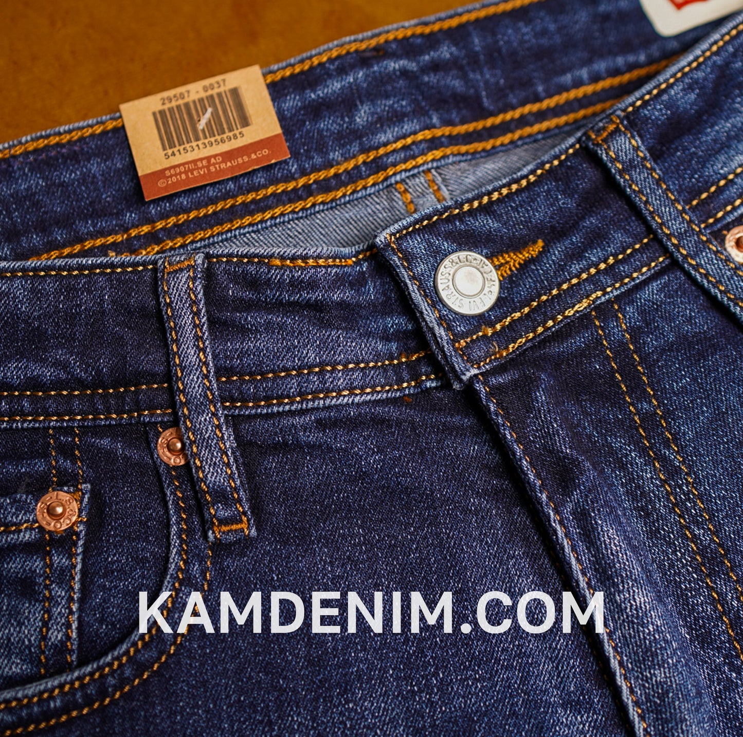 Jeans LVS Bleu Jeans 4129 Coupe Normale