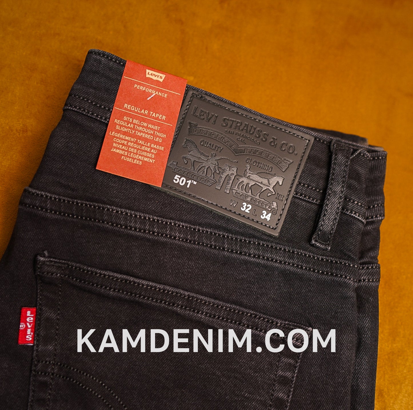 Jeans LVS Gris Noir 4089 Coupe Normale