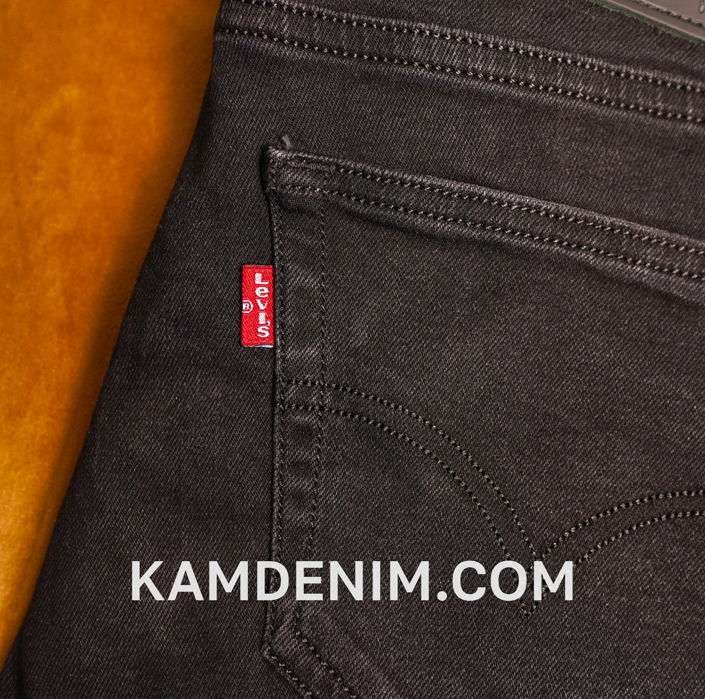 Jeans LVS Gris Noir 4089 Coupe Normale