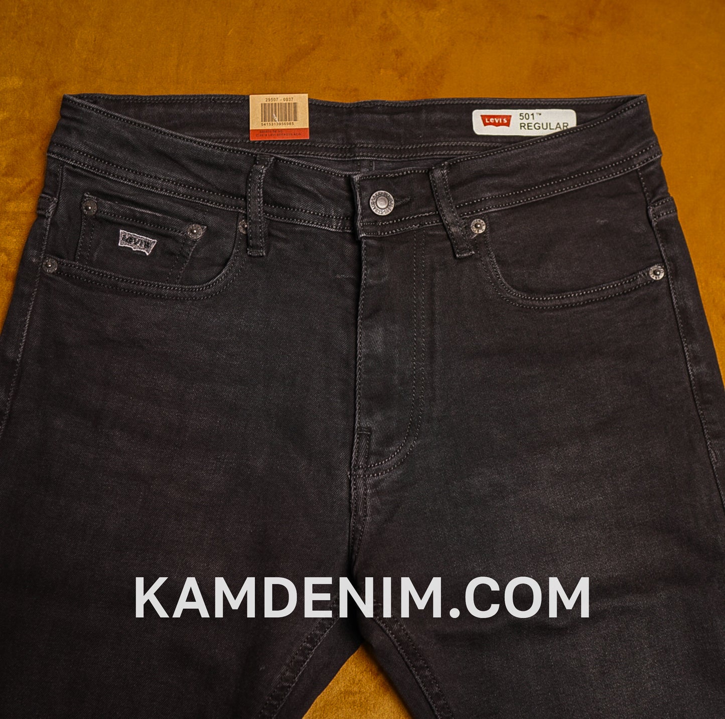 Jeans LVS Gris Noir 4089 Coupe Normale