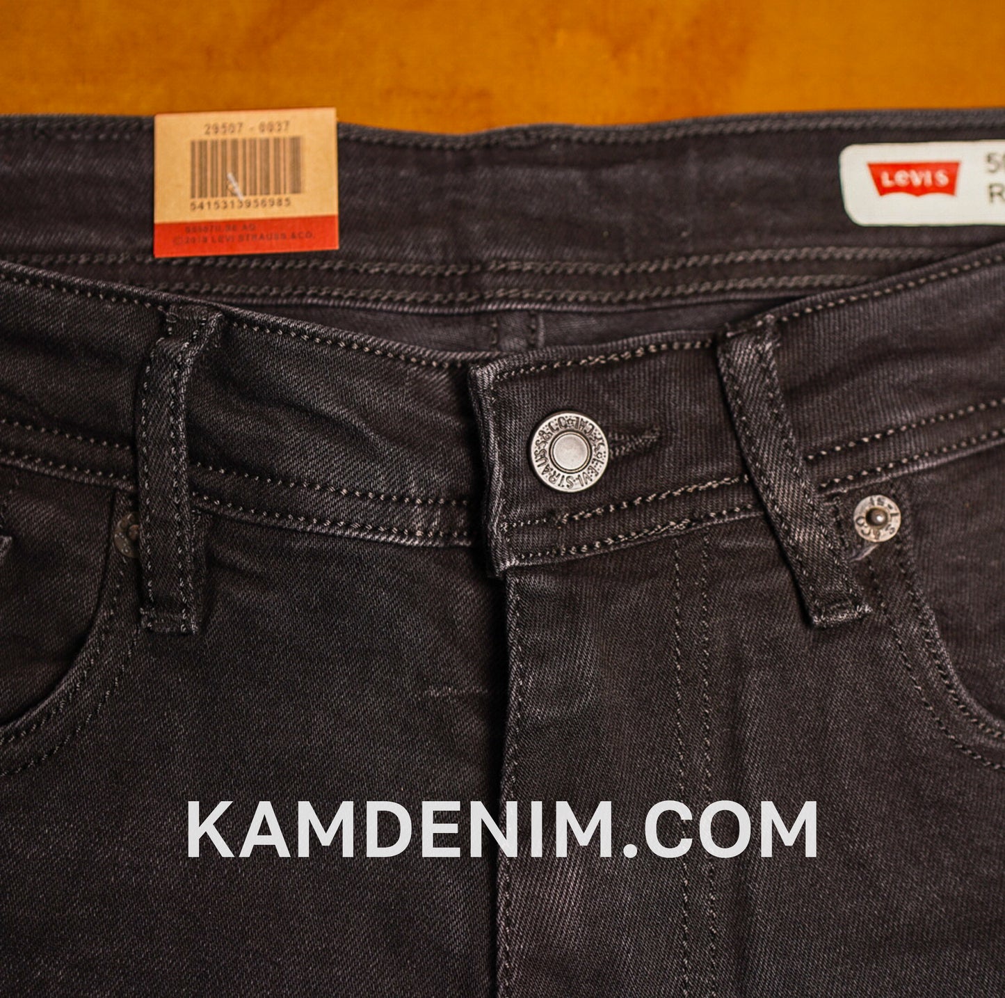 Jeans LVS Gris Noir 4089 Coupe Normale