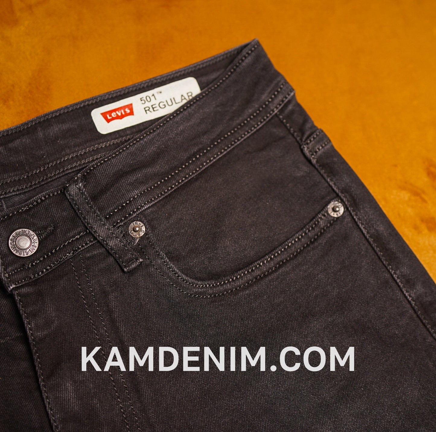 Jeans LVS Gris Noir 4089 Coupe Normale