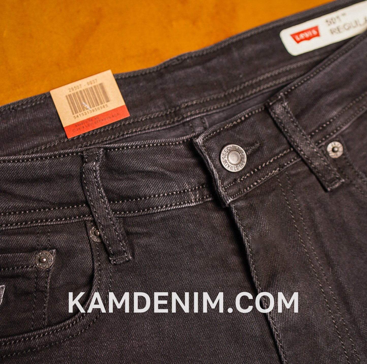 Jeans LVS Gris Noir 4089 Coupe Normale