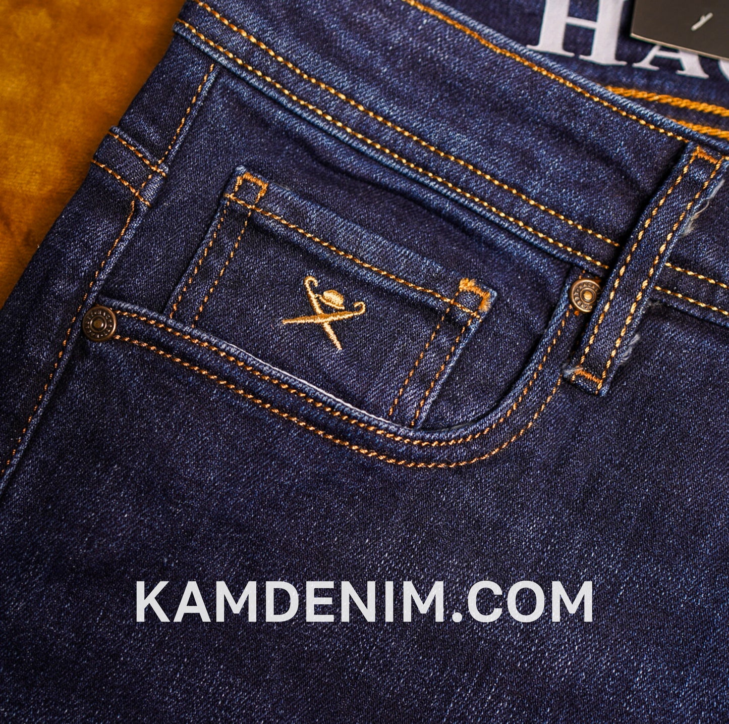 Jeans HCT Bleu Marine 4139 Coupe Normale