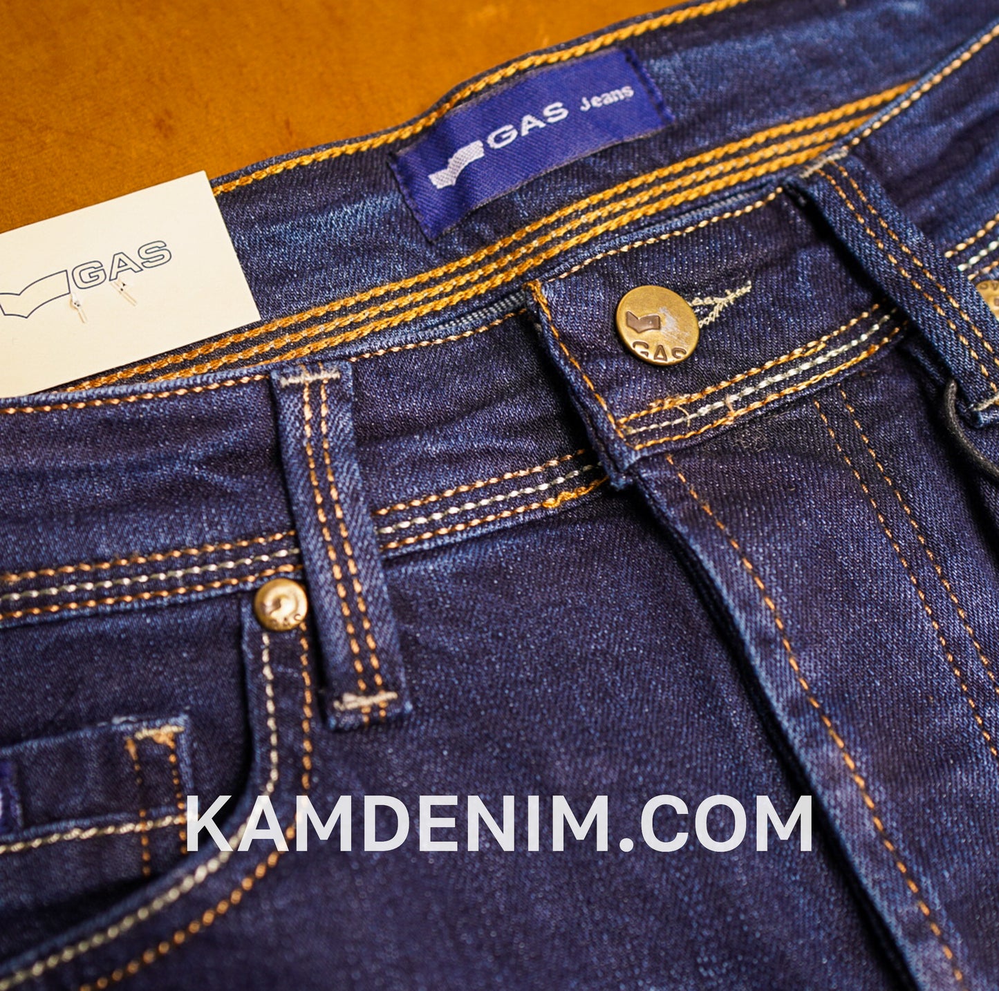 Jeans GAS Bleu Marine 4138 Coupe Normale