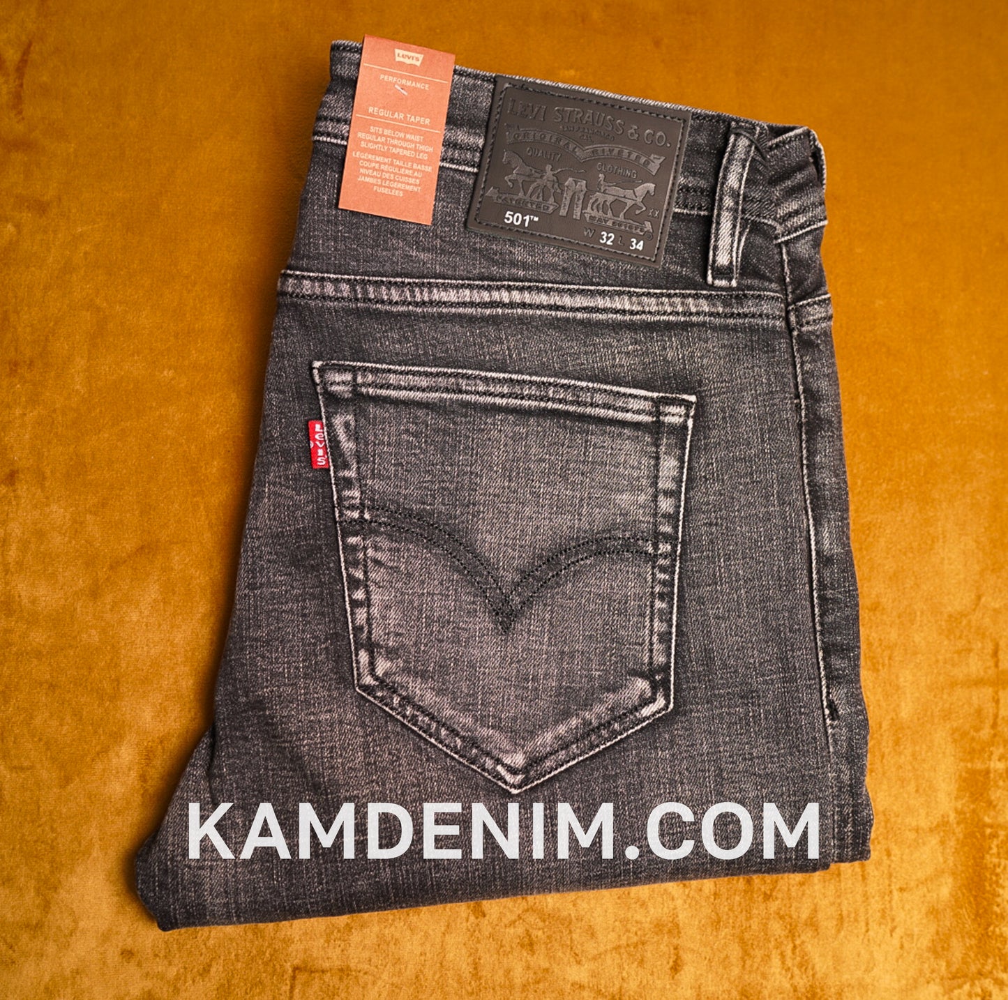 Jeans LVS Gris Racler 4127 Coupe Normale