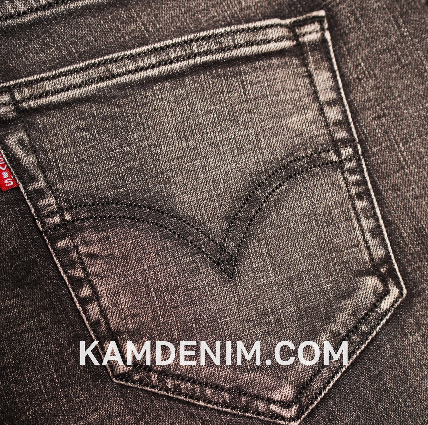 Jeans LVS Gris Racler 4127 Coupe Normale