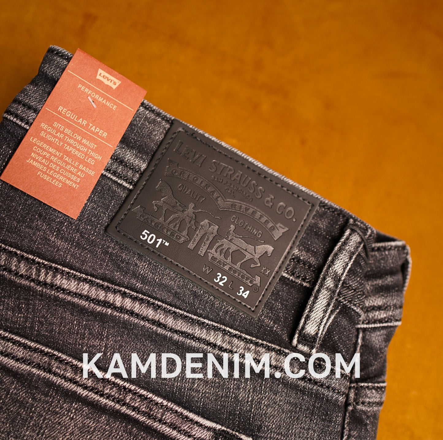 Jeans LVS Gris Racler 4127 Coupe Normale