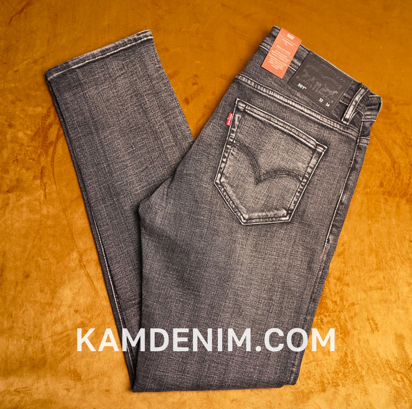 Jeans LVS Gris Racler 4127 Coupe Normale