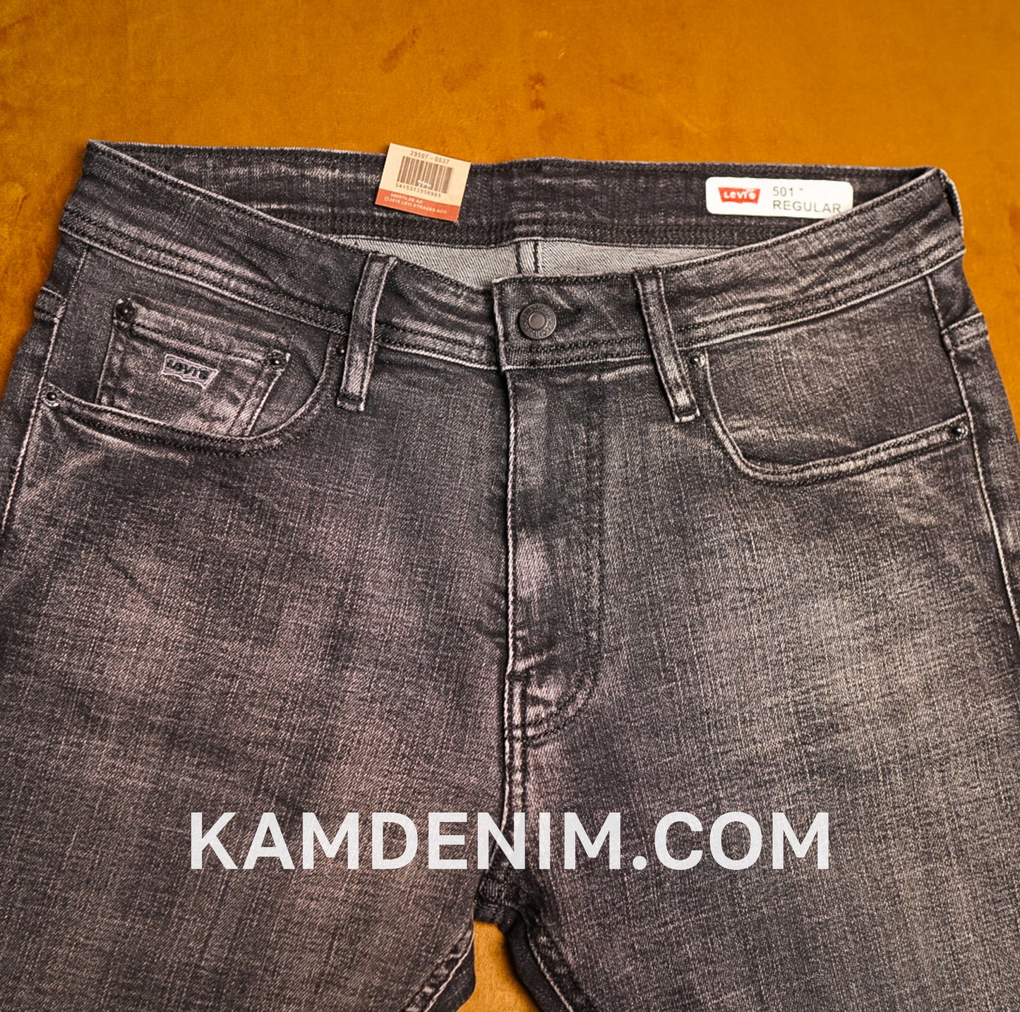 Jeans LVS Gris Racler 4127 Coupe Normale