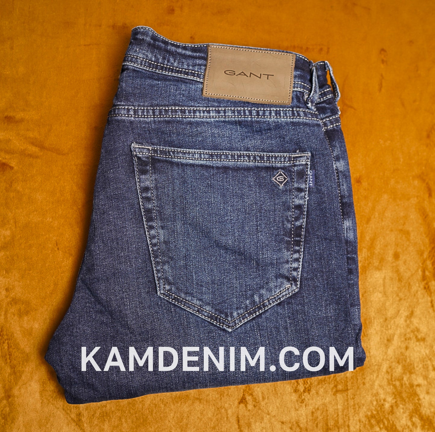 Jeans GNT Bleu Petrol 4110 Coupe Normale