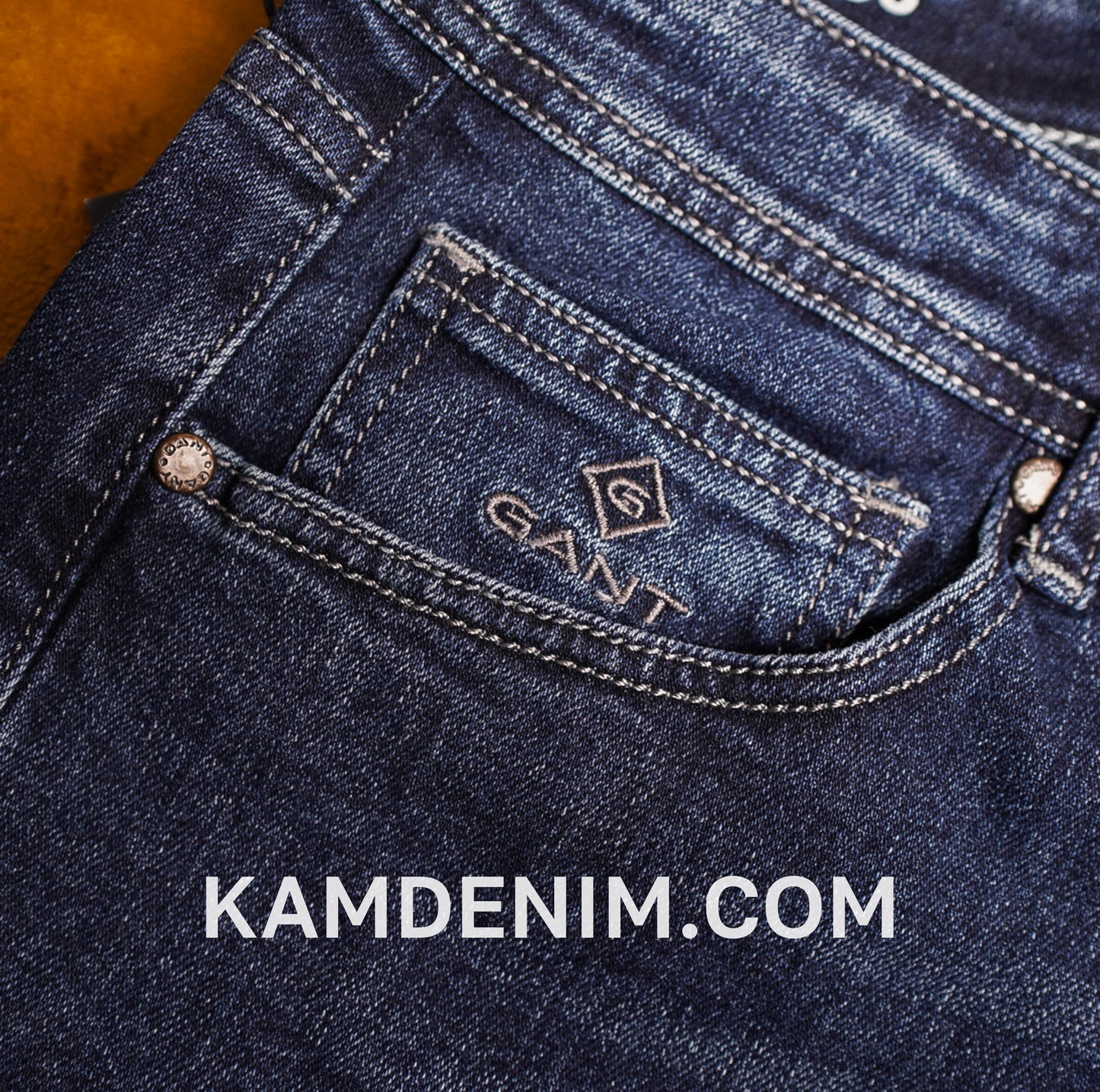 Jeans GNT Bleu Petrol 4110 Coupe Normale