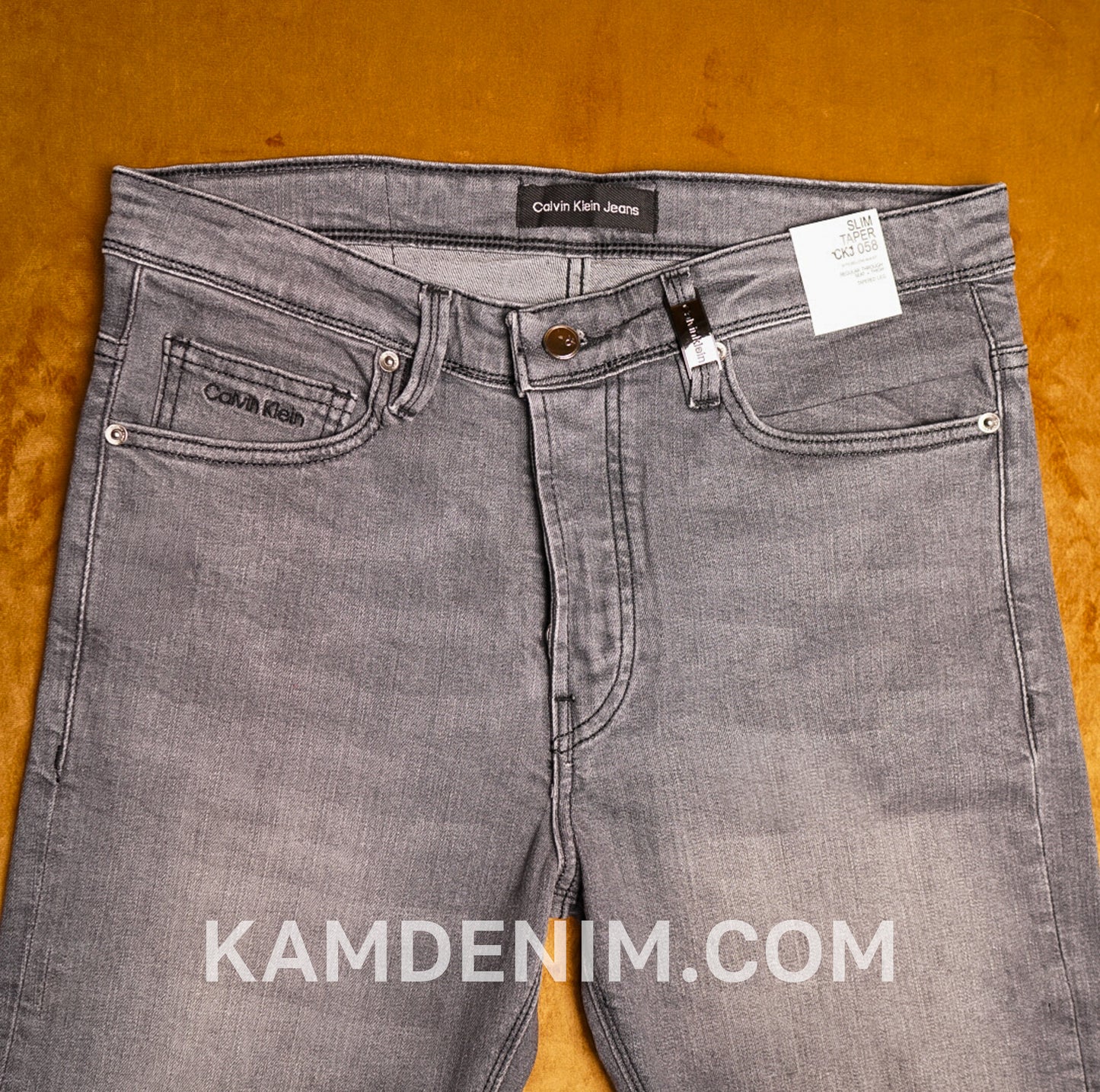 Jeans CK Gris DLV 4145 Coupe Normale