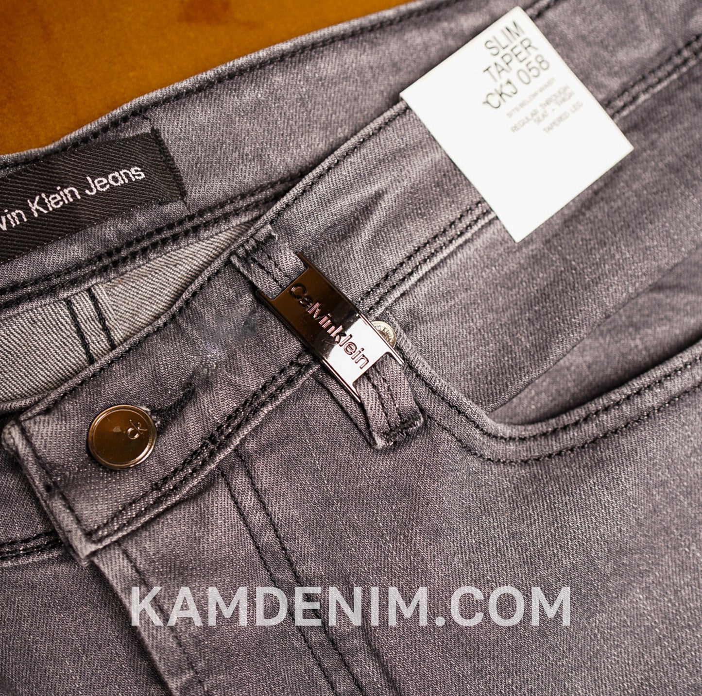 Jeans CK Gris DLV 4145 Coupe Normale