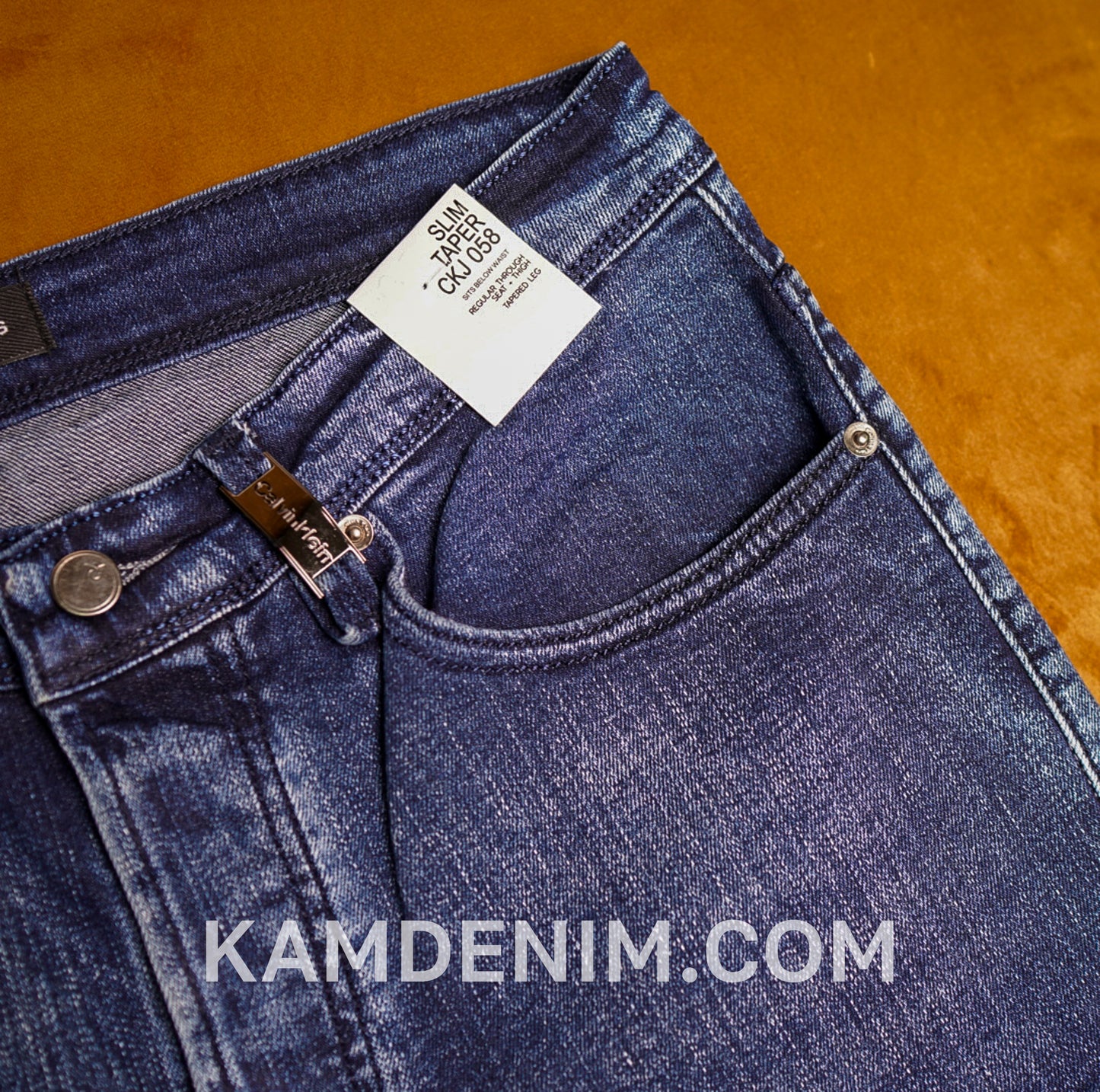 Jeans CK Bleu Petrol 4143 Coupe Normale