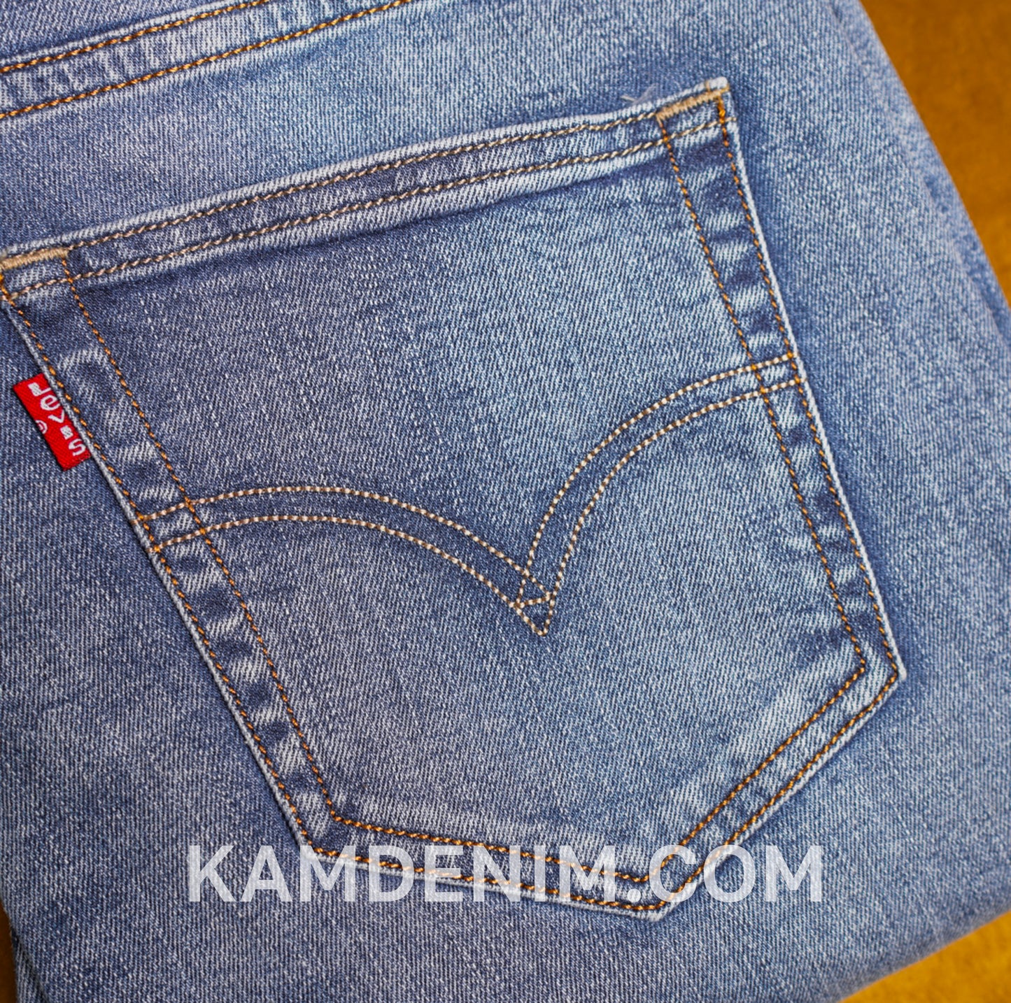 Jeans LVS Bleu Delaver 4150 Coupe Normale