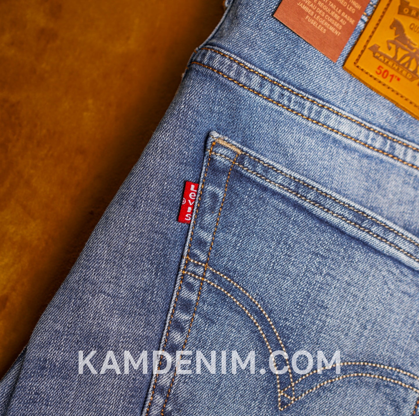 Jeans LVS Bleu Delaver 4150 Coupe Normale