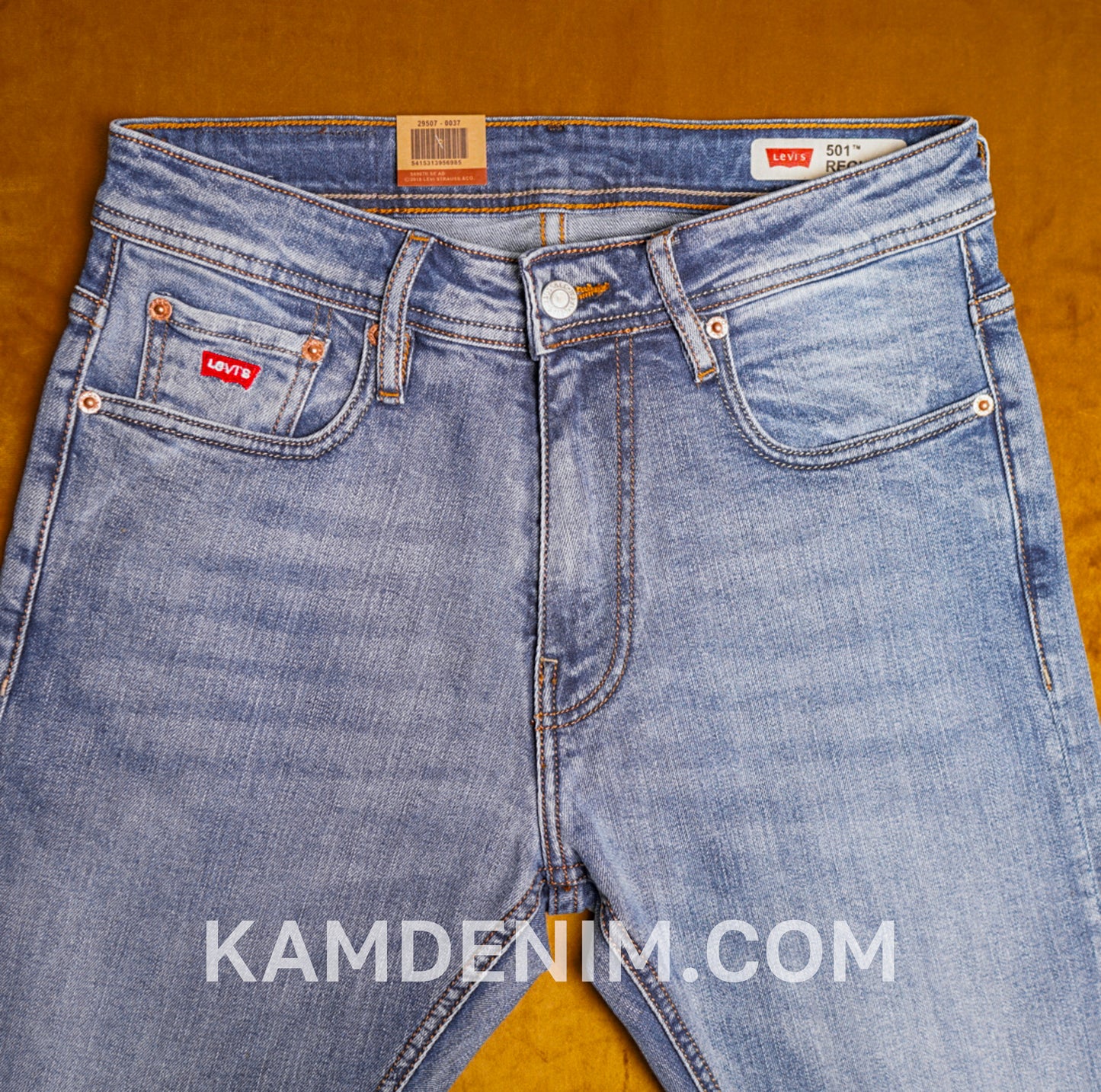 Jeans LVS Bleu Delaver 4150 Coupe Normale