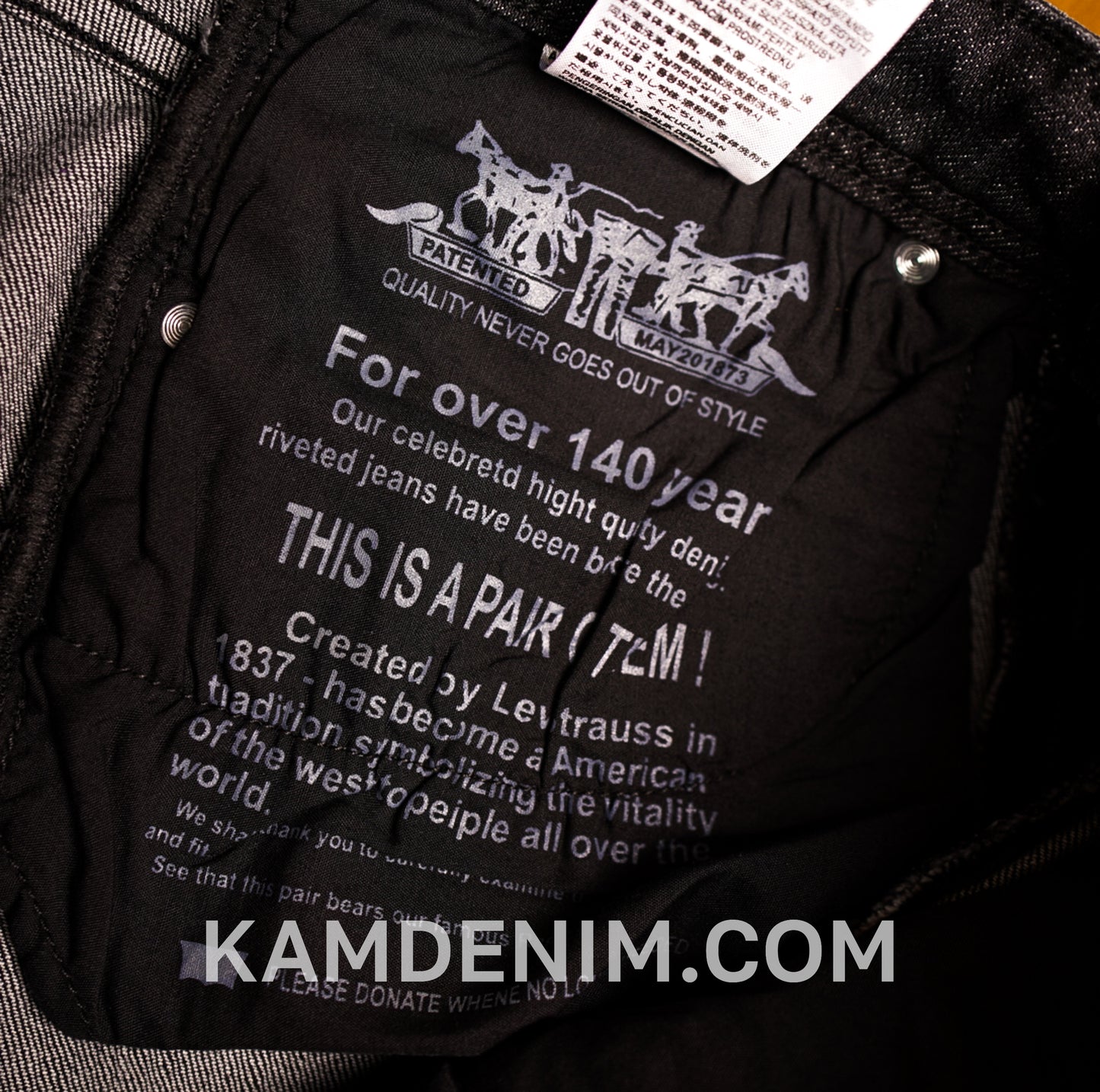 Jeans LVS Gris Sabler 4149 Coupe Normale