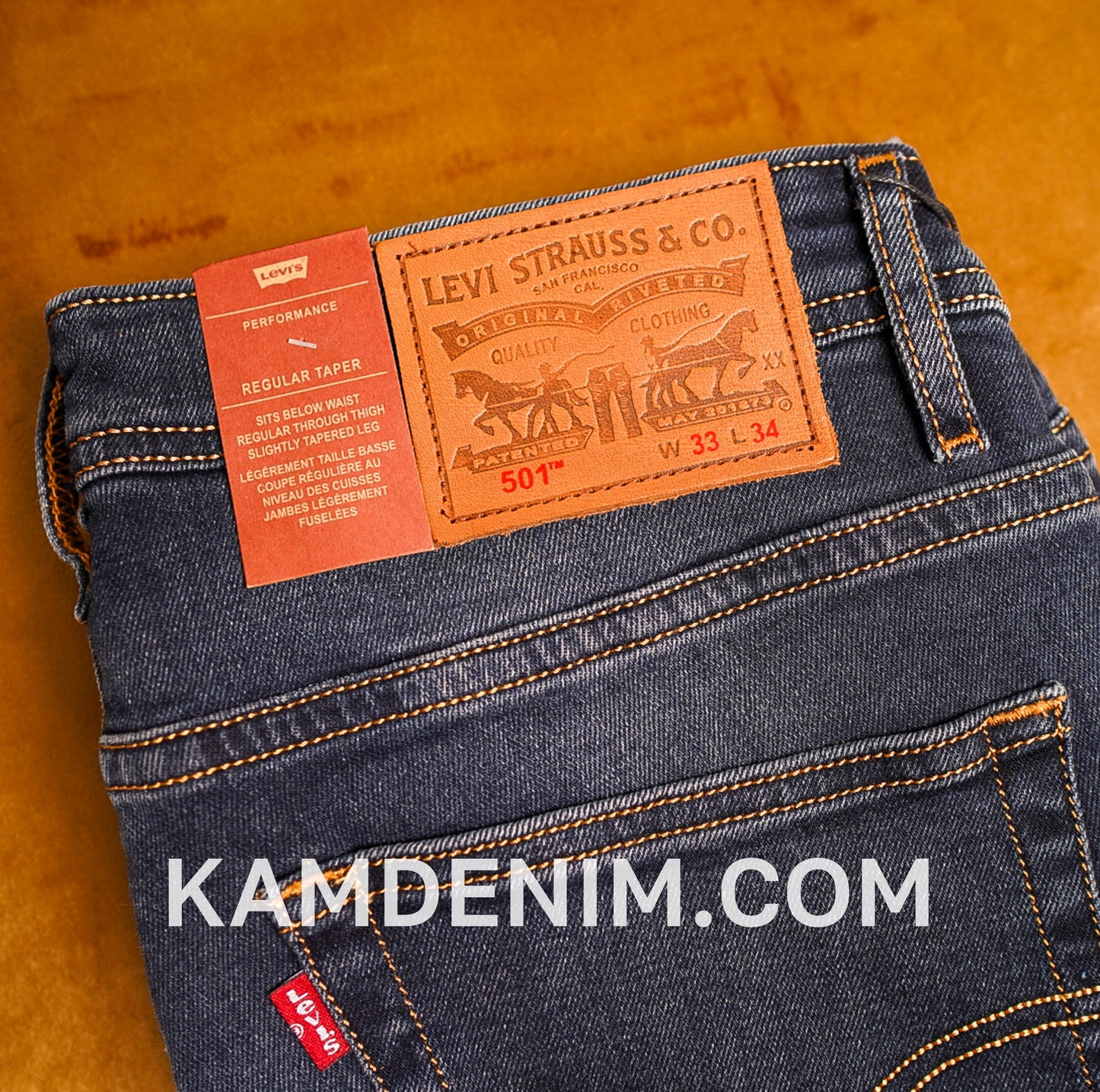 Jeans LVS Bleu Marine 4185 Coupe Normale