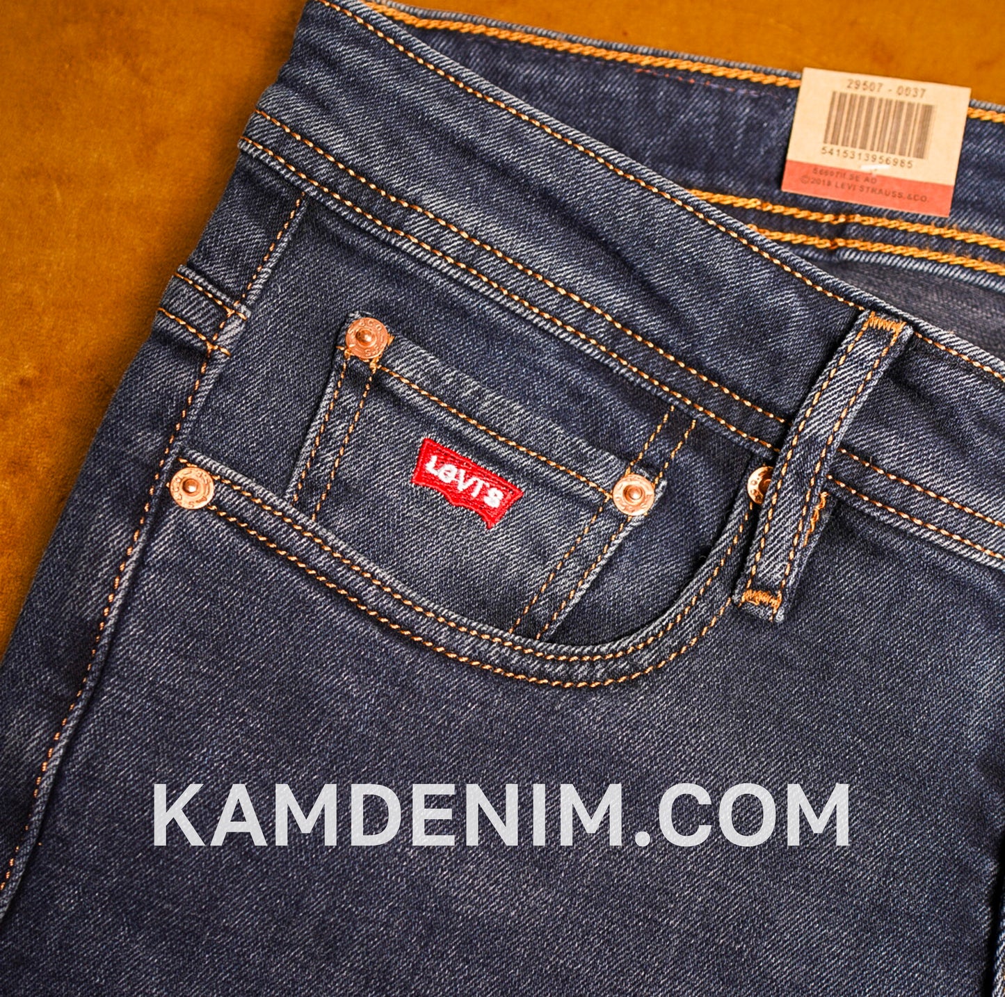 Jeans LVS Bleu Marine 4185 Coupe Normale