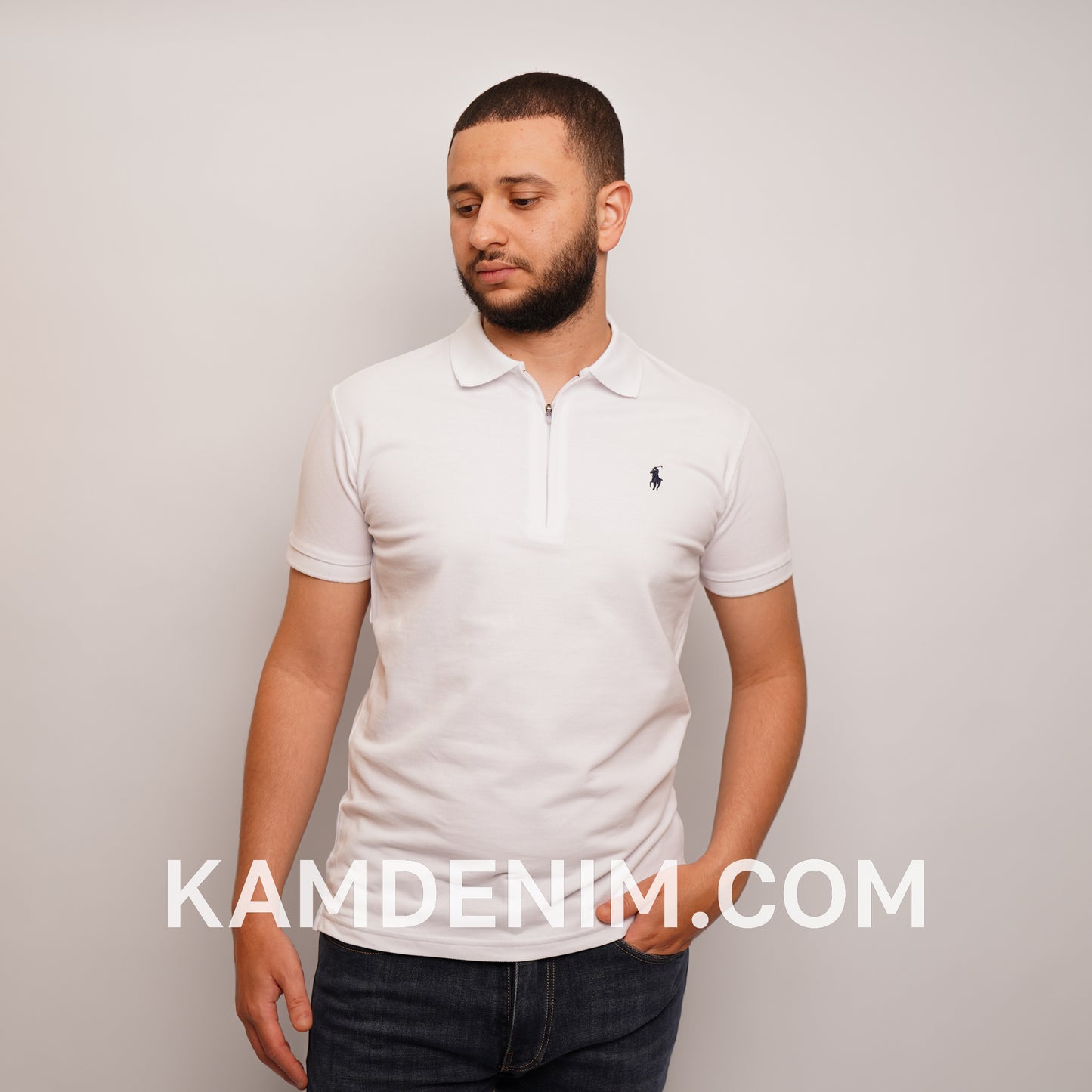 Polo Classique RL Zippé 100% Coton 9004