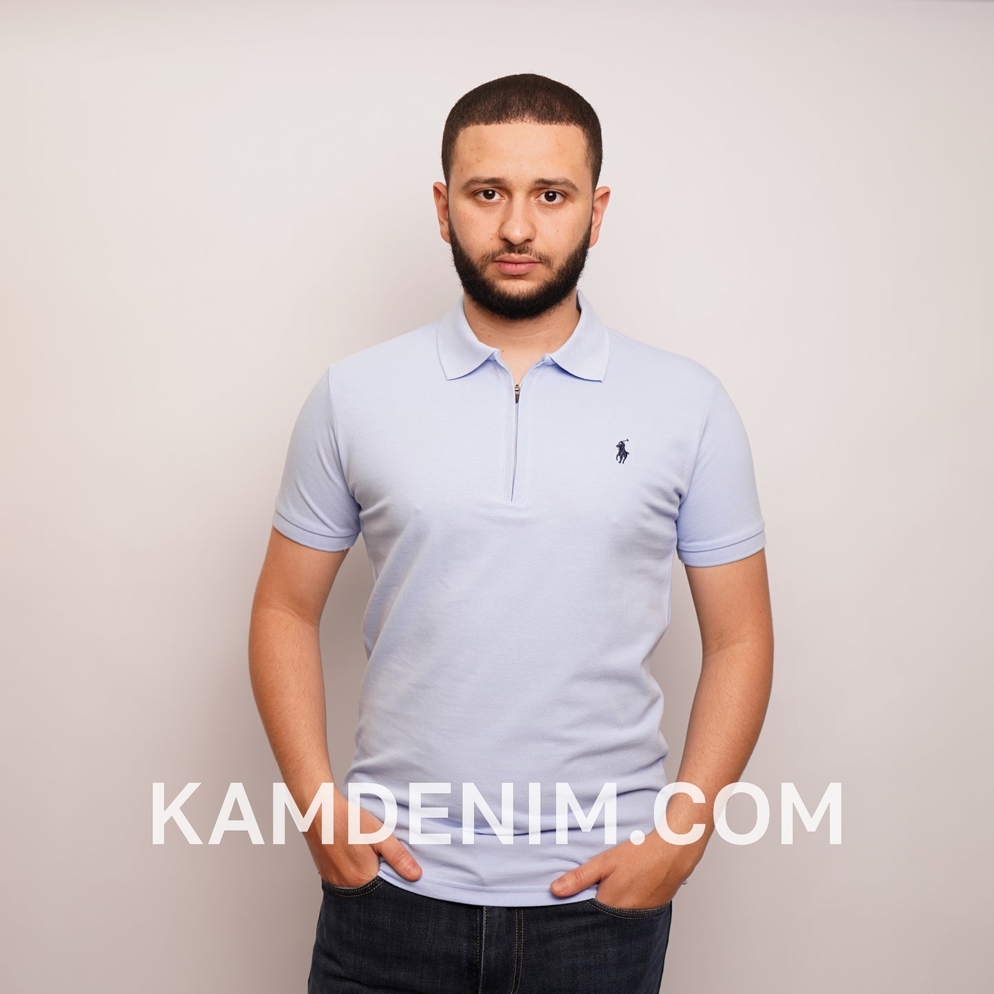 Polo Classique RL Zippé 100% Coton 9004