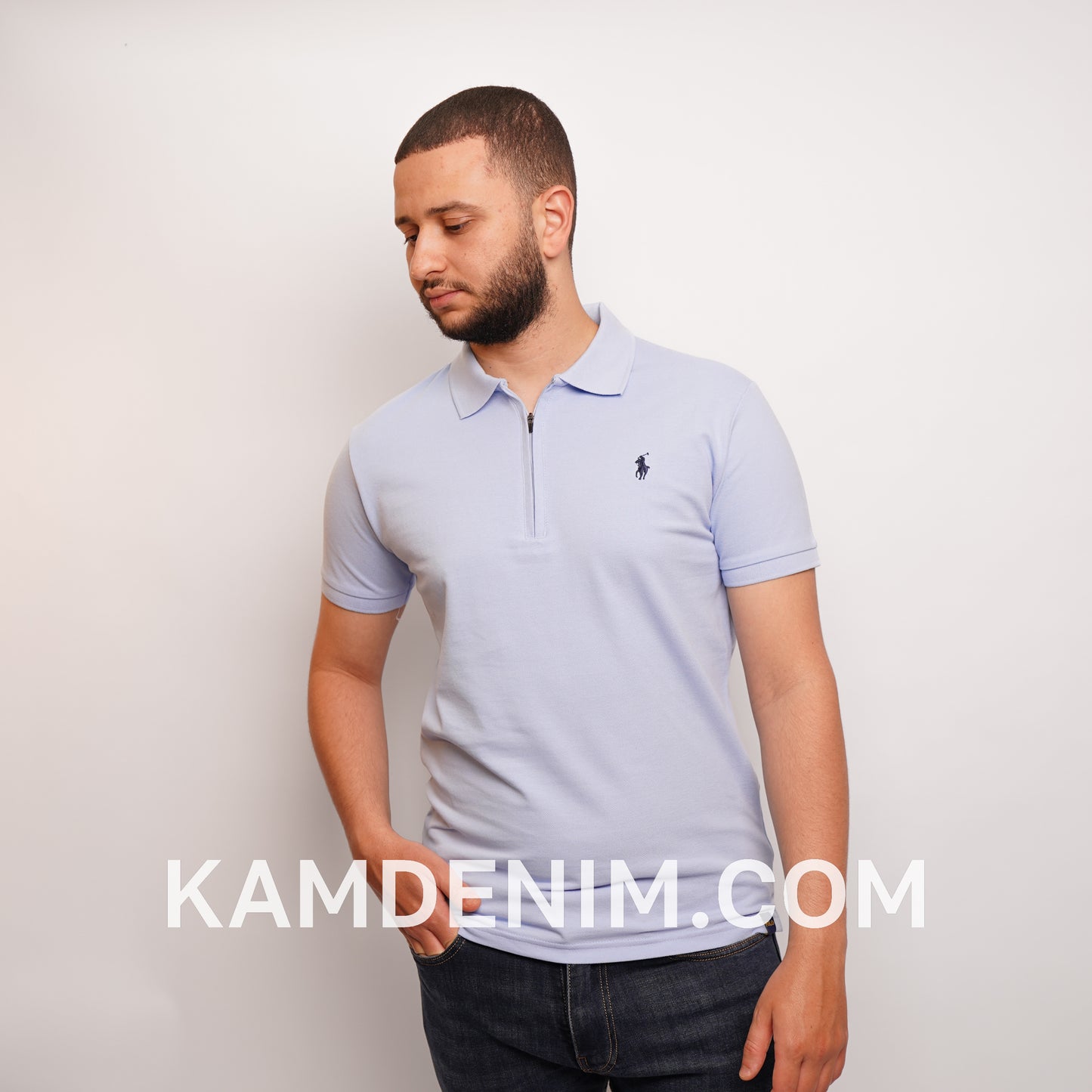 Polo Classique RL Zippé 100% Coton 9004