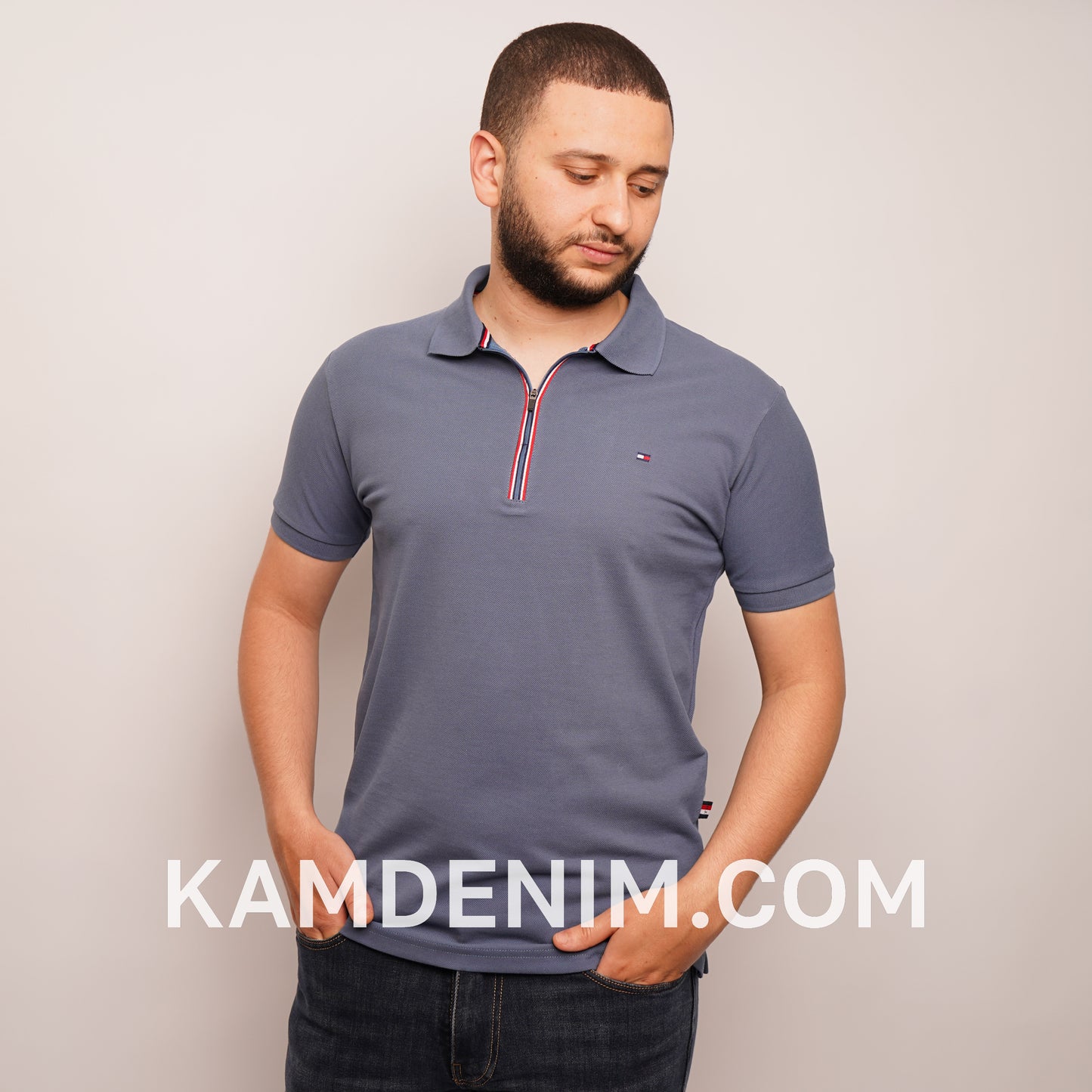 Polo Classique TM Zippé 100% Coton 9003