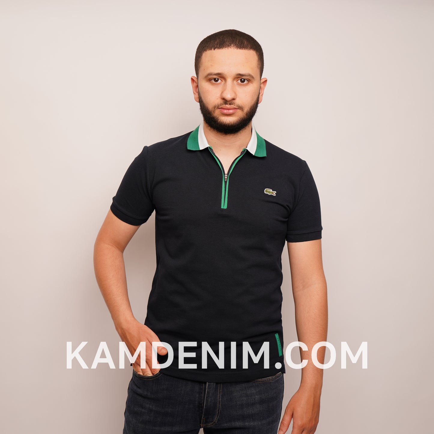 Polo Classique LCT Zippé 100% Coton 9007