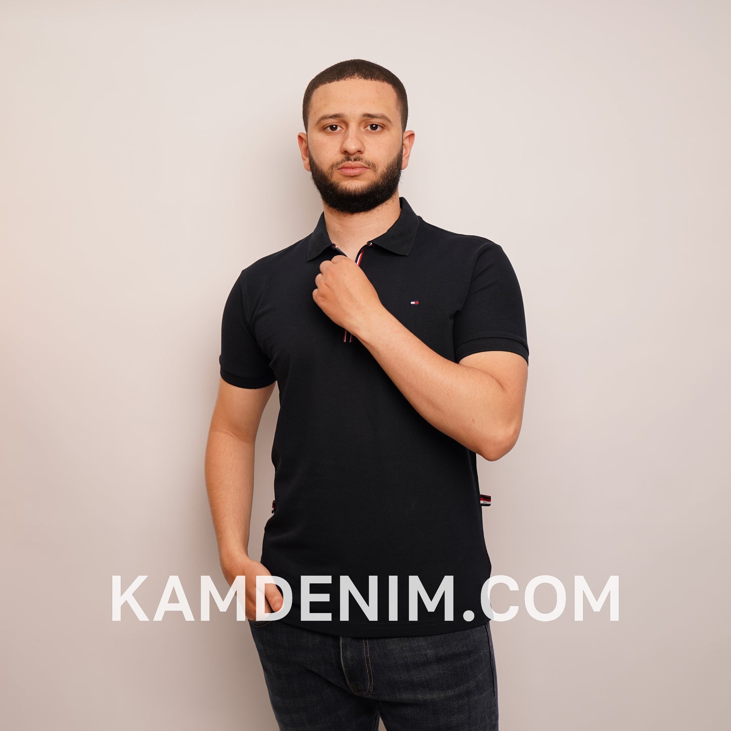 Polo Classique TM Zippé 100% Coton 9003