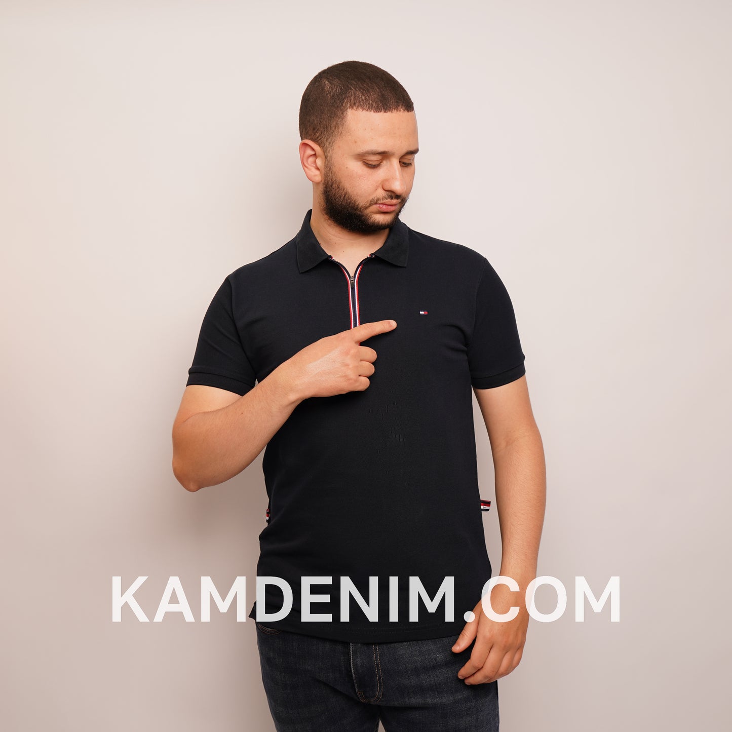 Polo Classique TM Zippé 100% Coton 9003