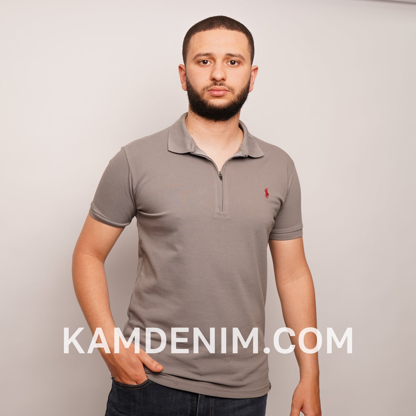 Polo Classique RL Zippé 100% Coton 9004