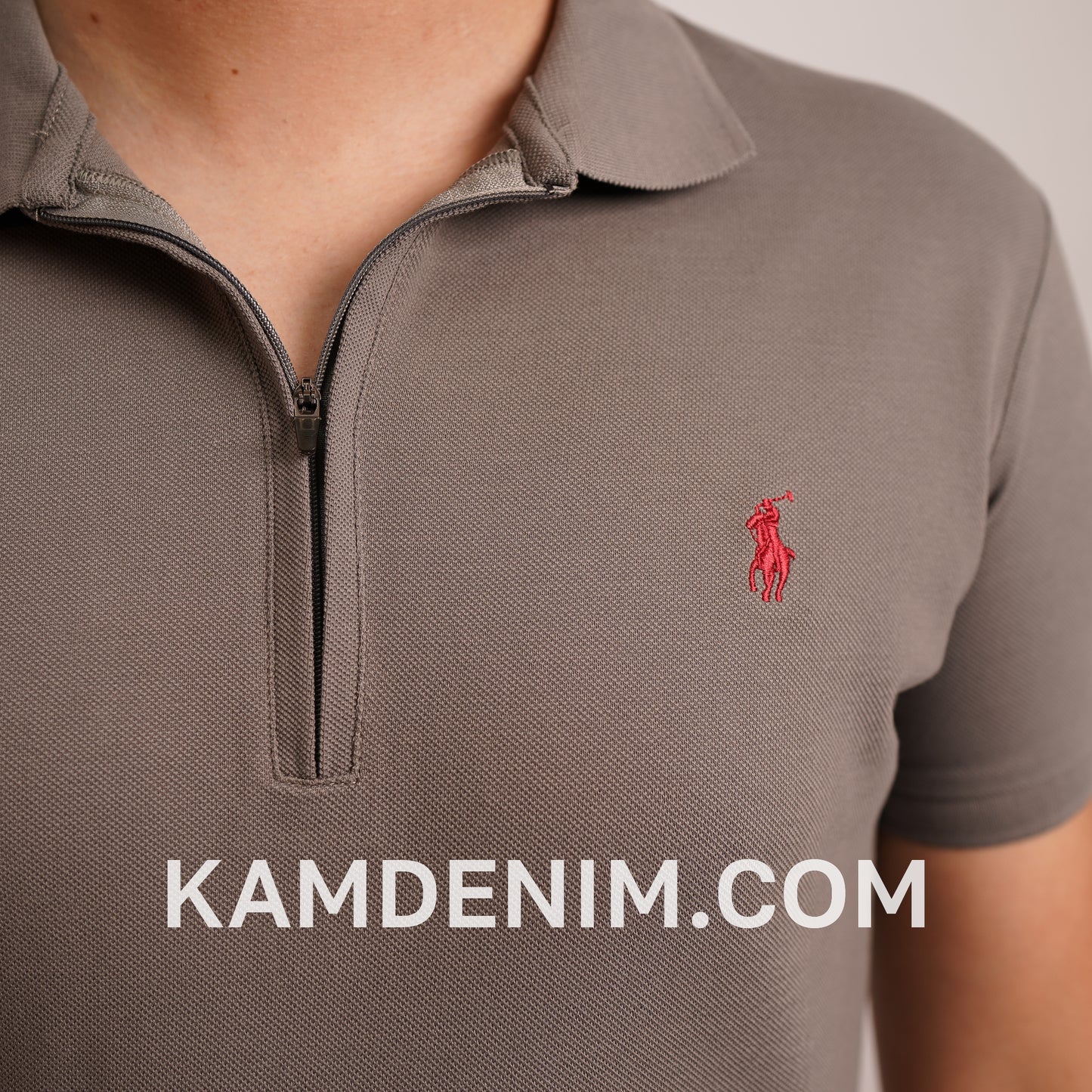 Polo Classique RL Zippé 100% Coton 9004