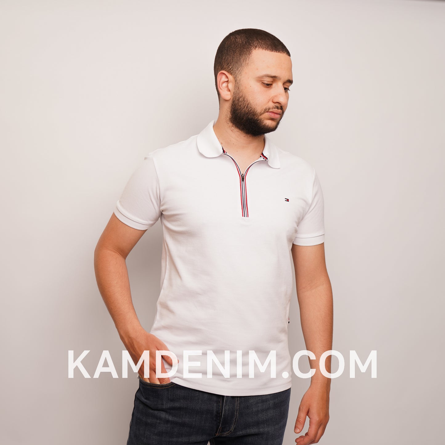 Polo Classique TM Zippé 100% Coton 9003