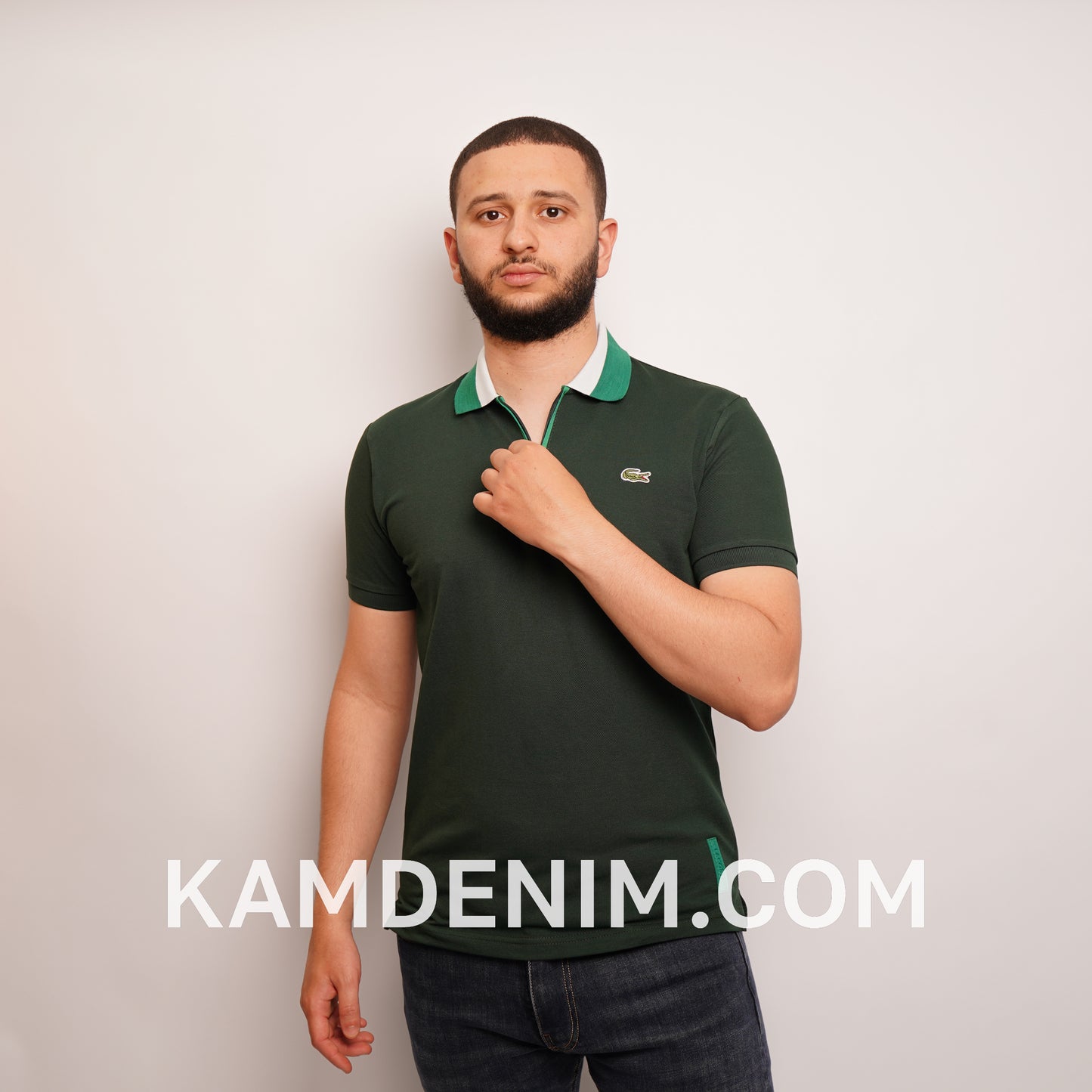 Polo Classique LCT Zippé 100% Coton 9007