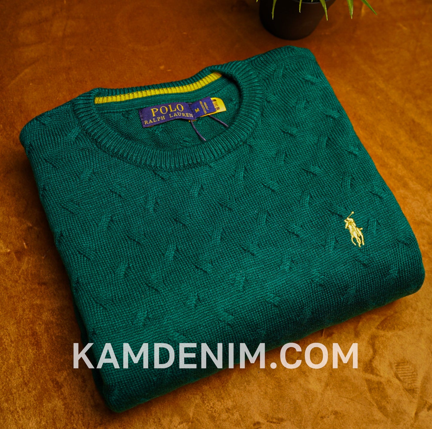 Tricot RL 2018 irlandais 100% Coton S / vert militaire