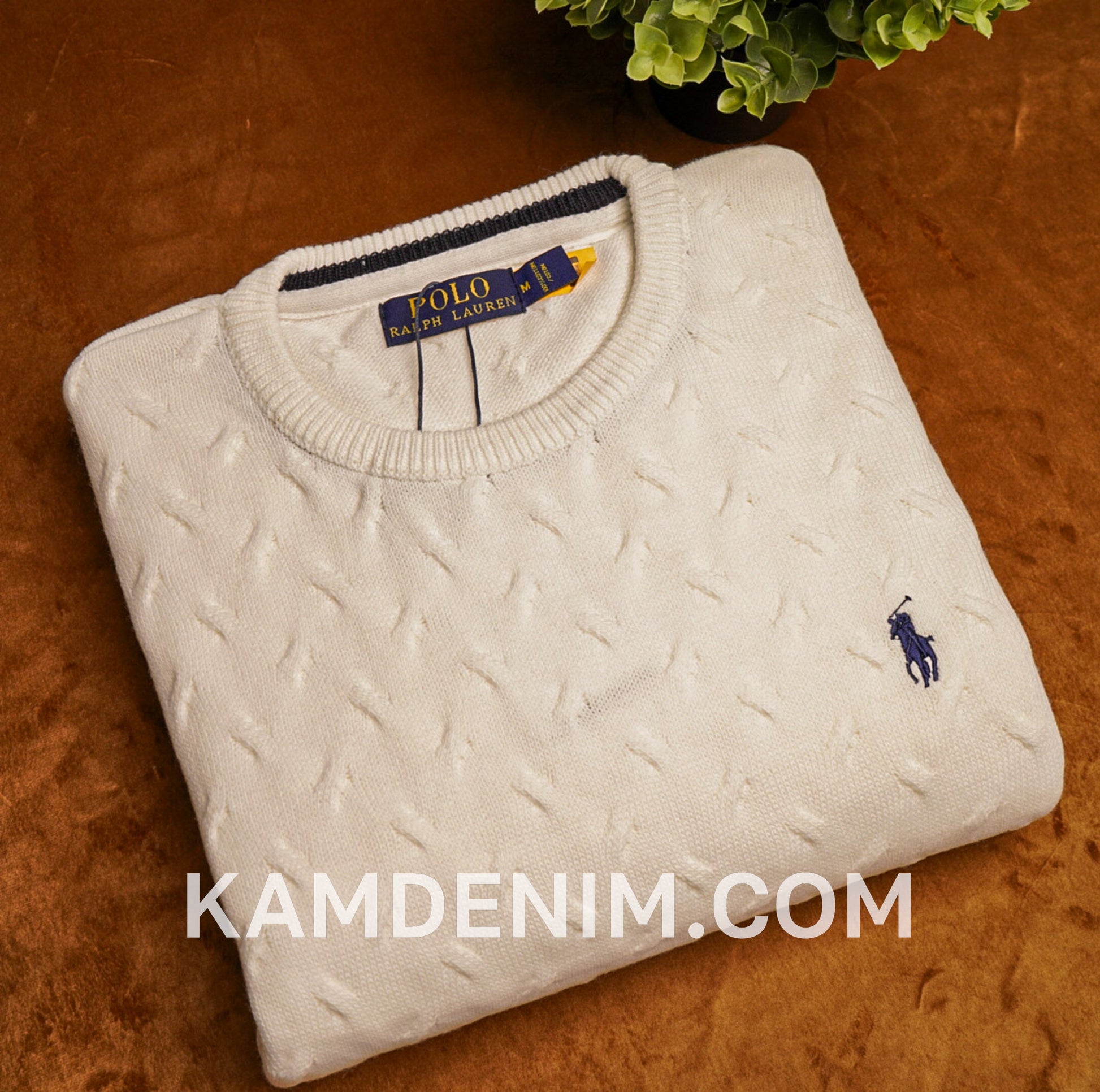 Tricot RL 2018 irlandais 100% Coton S / blanc