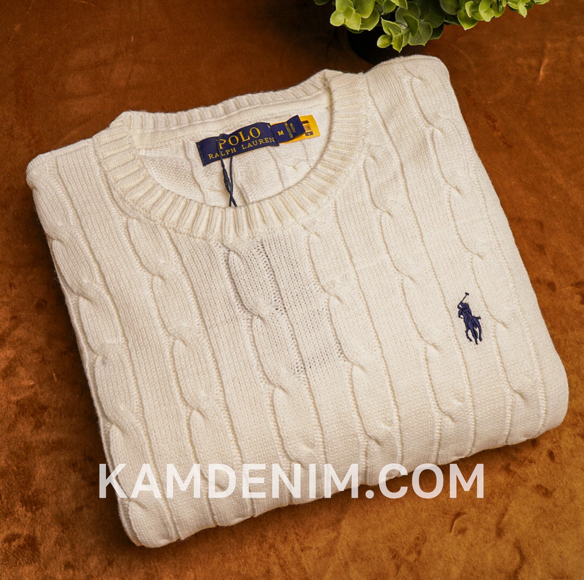 Tricot RL 2017 Jakard 100% Coton S / beige