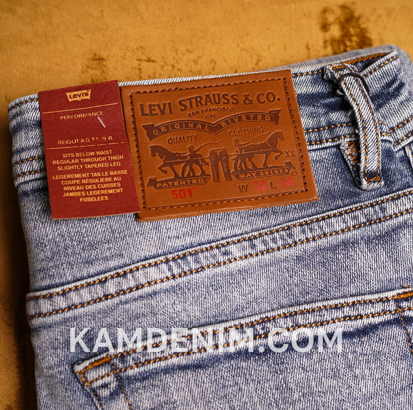 Jeans LVS Bleu Freeze 4187 Coupe Normale