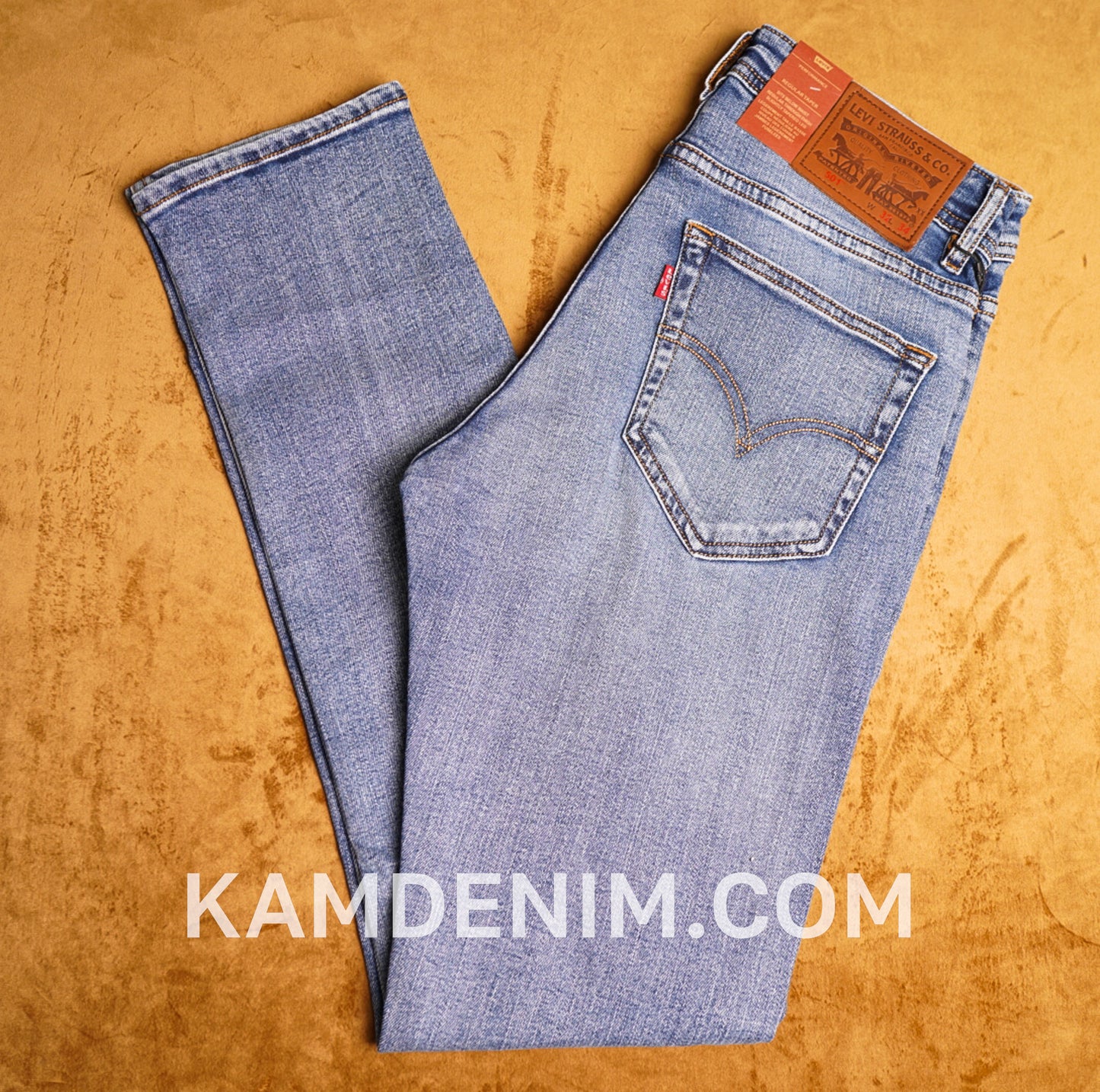 Jeans LVS Bleu Delaver Nouveau 4186 Coupe Normale