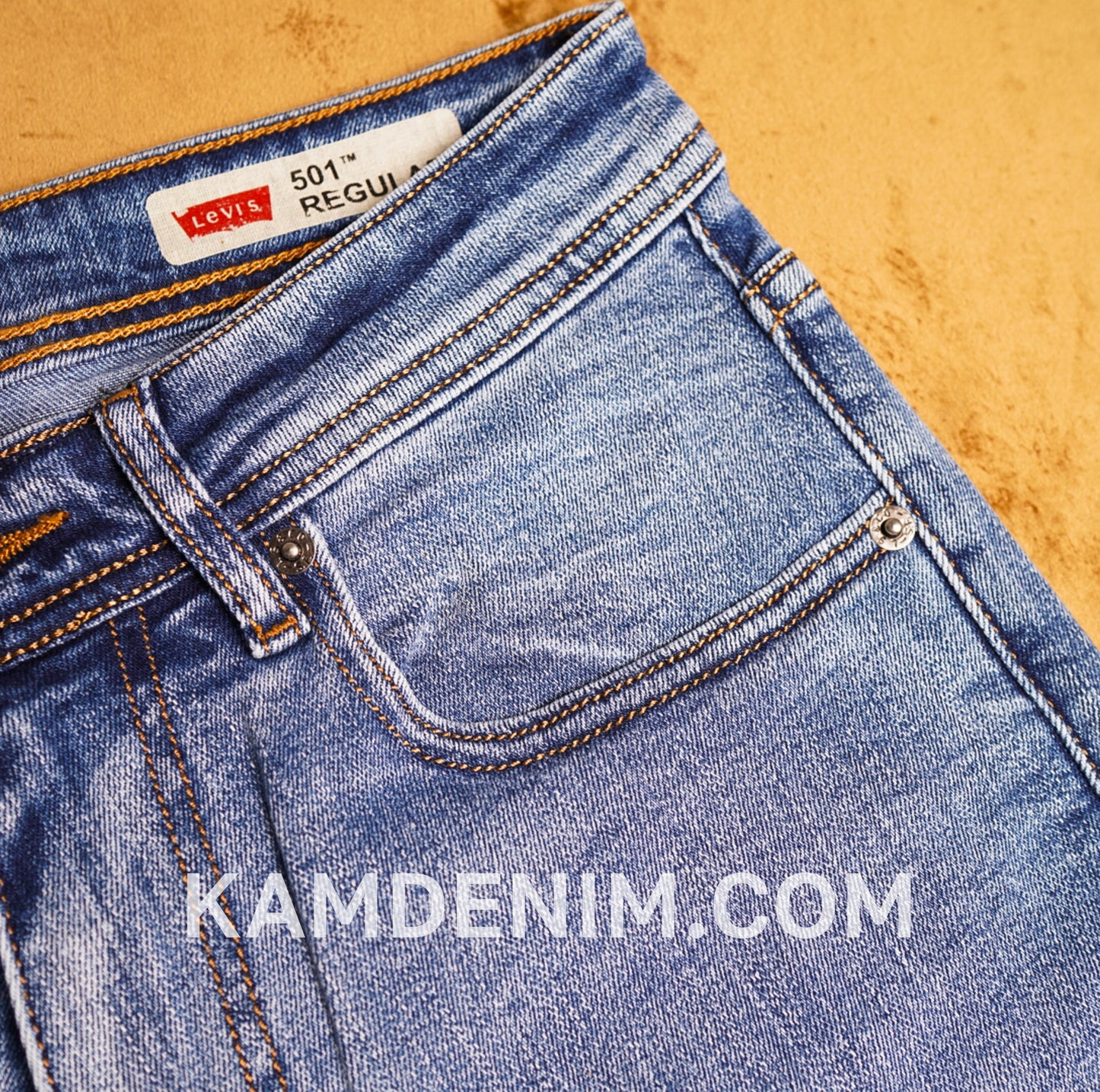 Jeans LVS Bleu Delaver Nouveau 4186 Coupe Normale