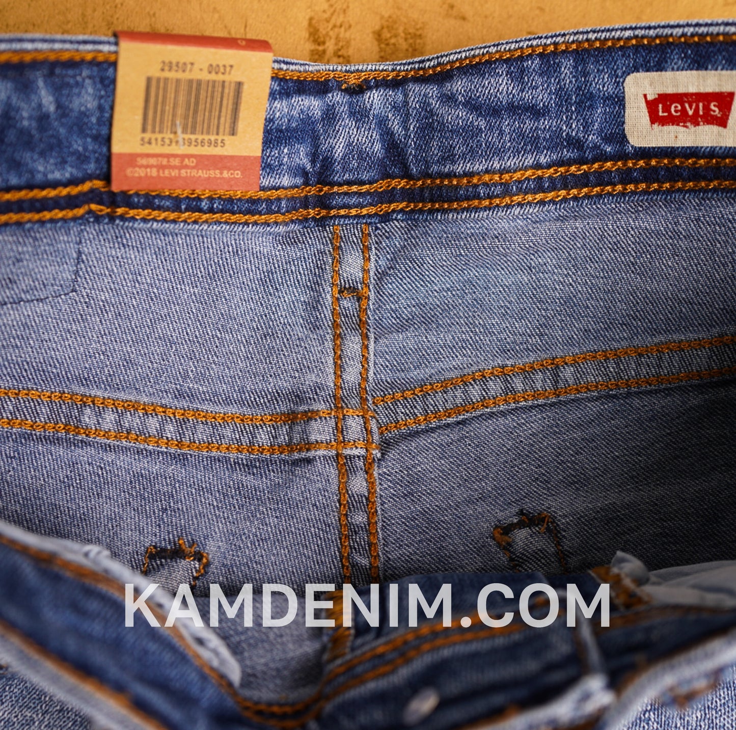 Jeans LVS Bleu Delaver Nouveau 4186 Coupe Normale