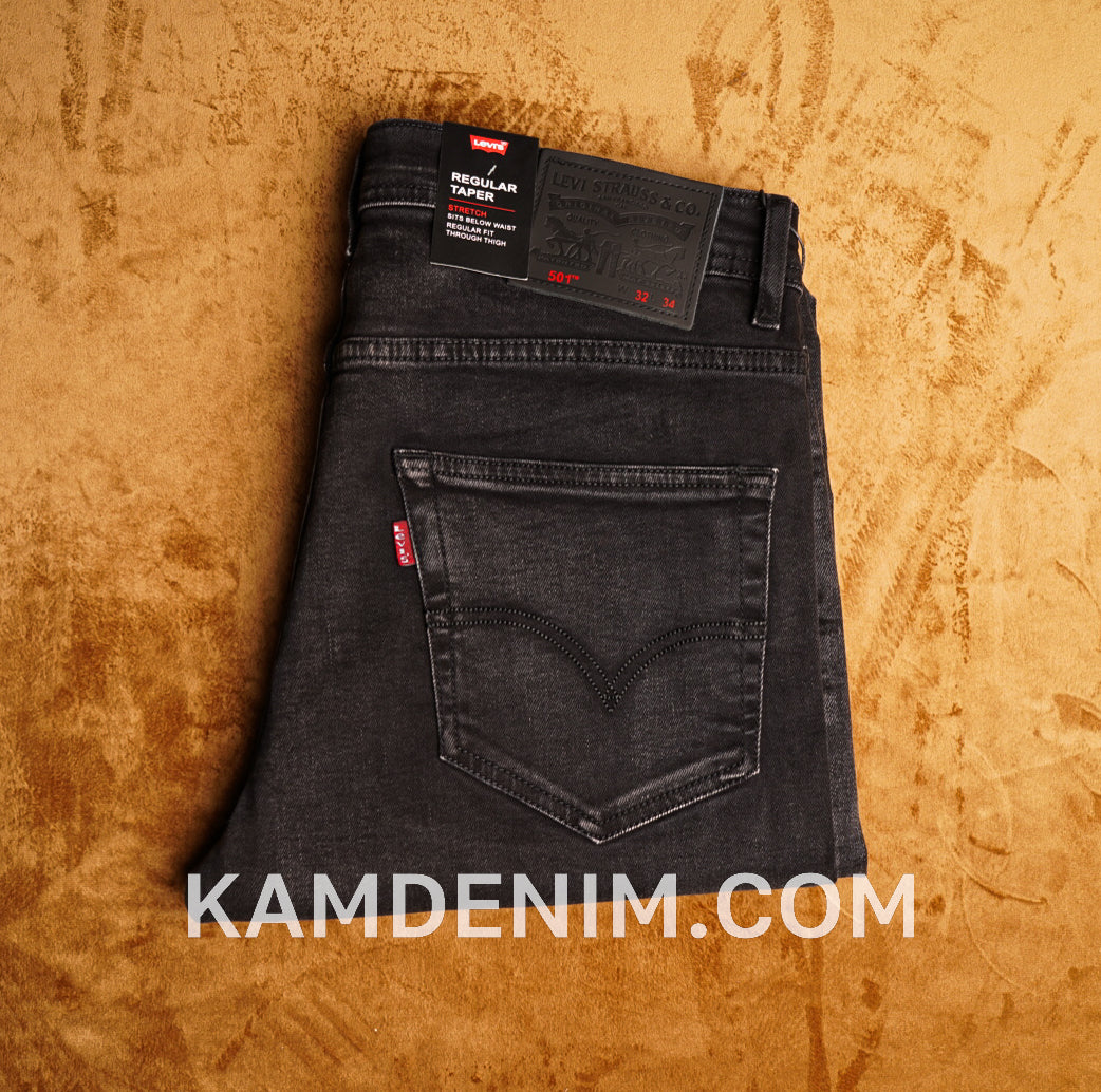 Jeans LVS Gris Noir 4189 Coupe Normale