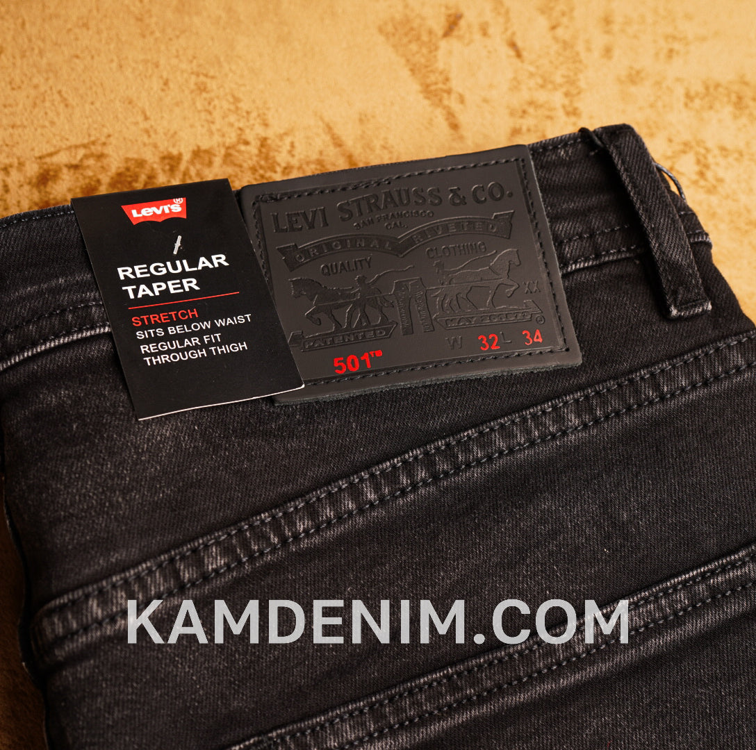 Jeans LVS Gris Noir 4189 Coupe Normale