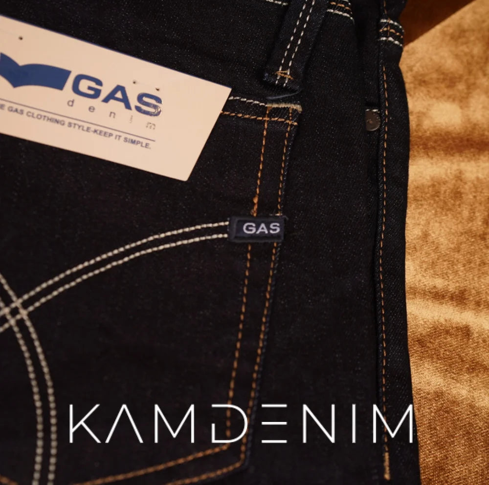 Jeans Gas Bleu Marine 4010 Coupe Normale