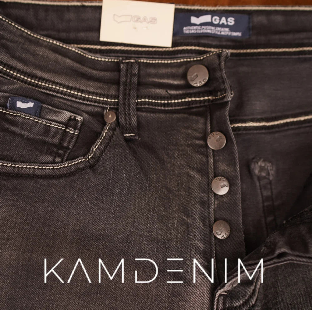 Jeans Gas Gris 4007 Coupe Normale