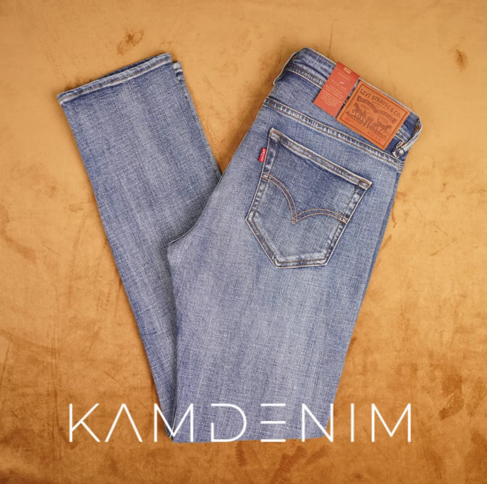 Jeans Lvs 4030 Bleu Ciel Délaver Coupe Normale