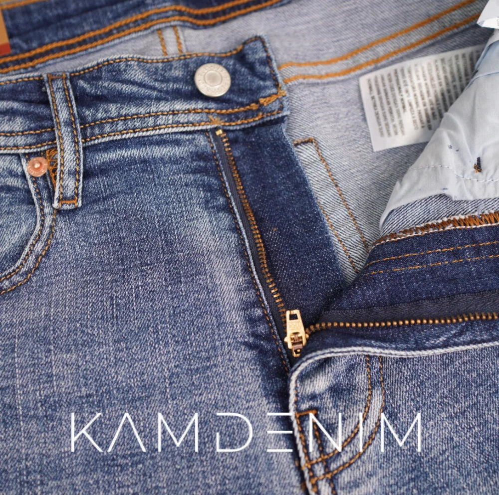 Jeans Lvs 4030 Bleu Ciel Délaver Coupe Normale